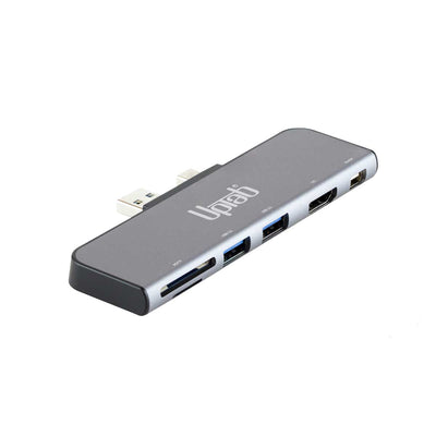 Surface Pro 4/5/6 USB Hub Mini Docking Station with Mini DisplayPort UltraHD 4K, HDMI 4K, 2 x USB 3.0 Ports, SD/TF Card Reader and MicroSD