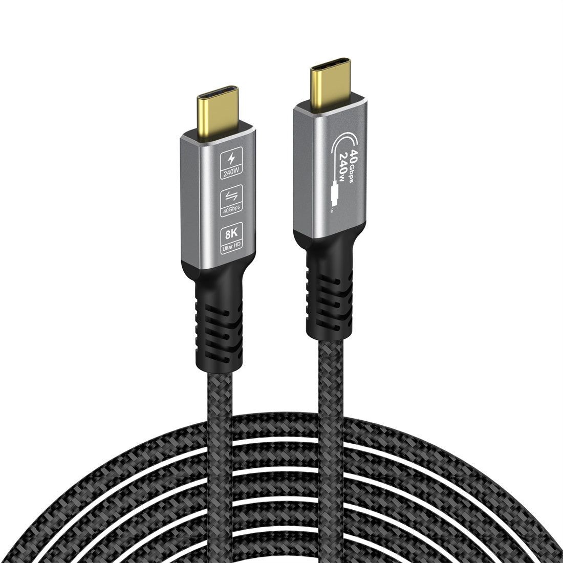UPTab USB C Cable USB4, Thunderbolt 3, 240W